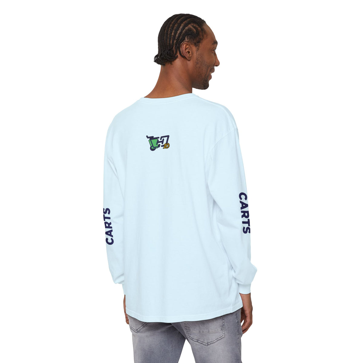 HOC 10YR 'STC' - Unisex Garment-dyed Long Sleeve T-Shirt
