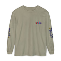 HOC 10YR 'HOC SLOTS VET' - Unisex Garment-dyed Long Sleeve T-Shirt
