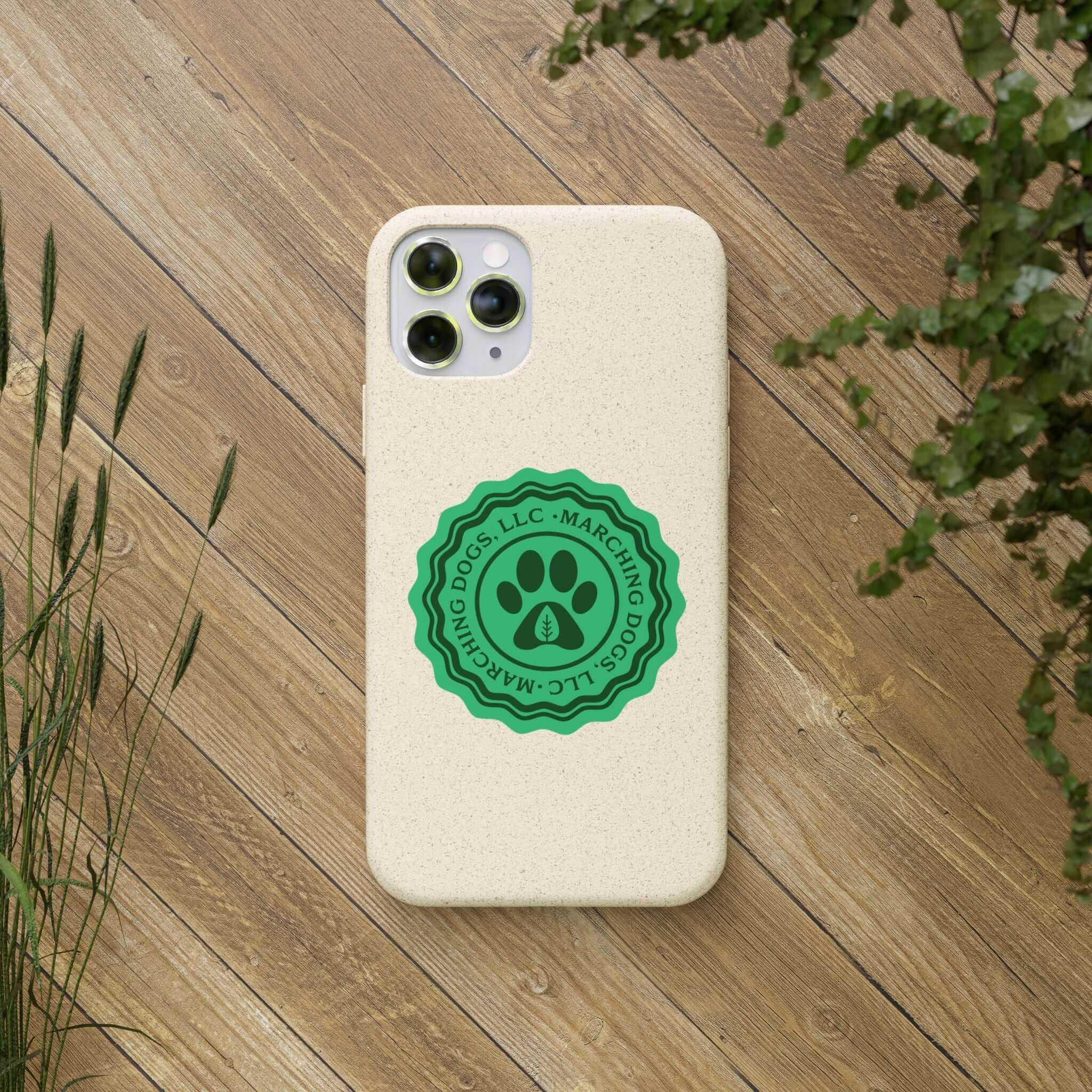 Funda para teléfono biodegradable Marching Dogs ECO