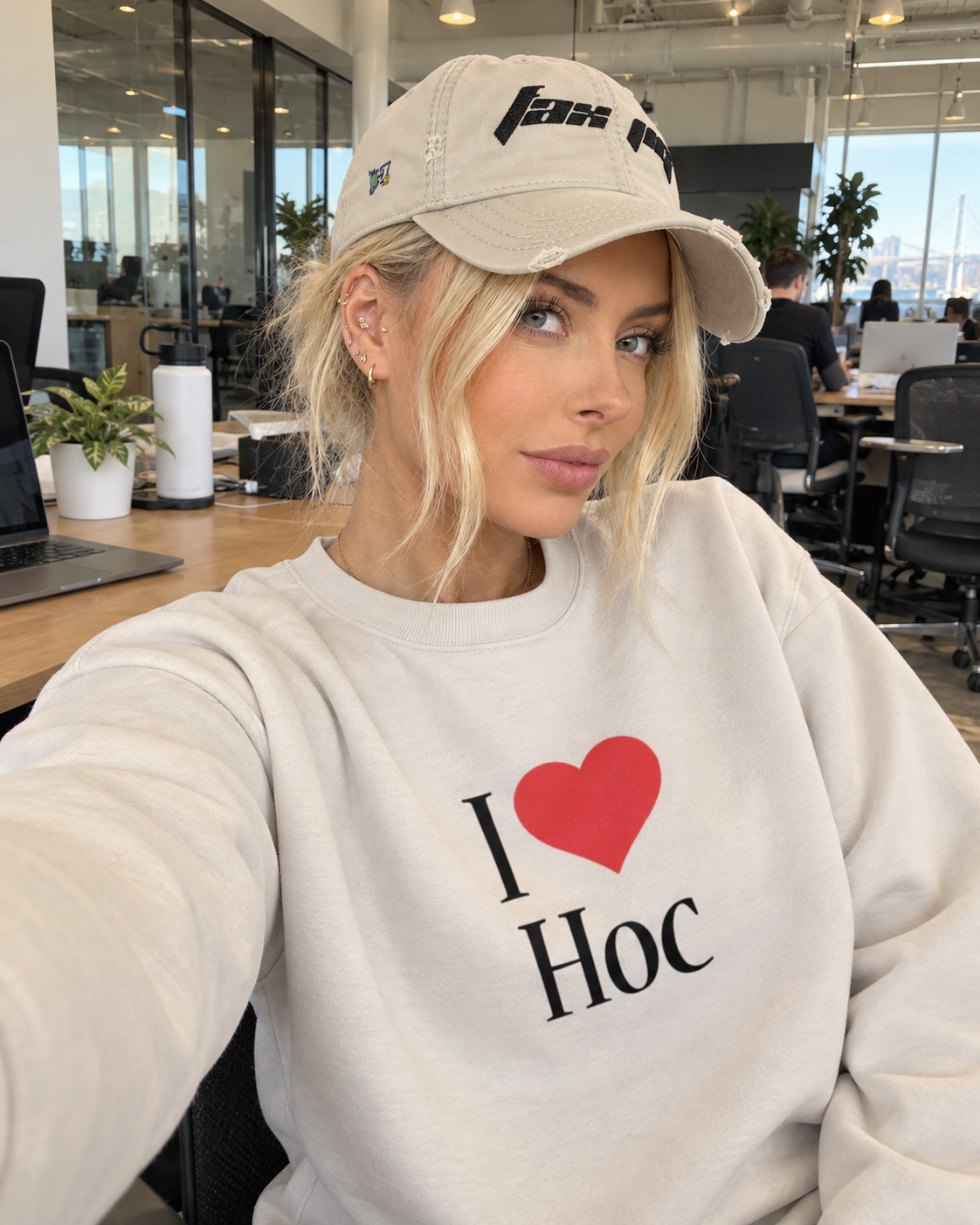 HOC 'FAXJIG'- Distressed Dad Hat (Embroidery)