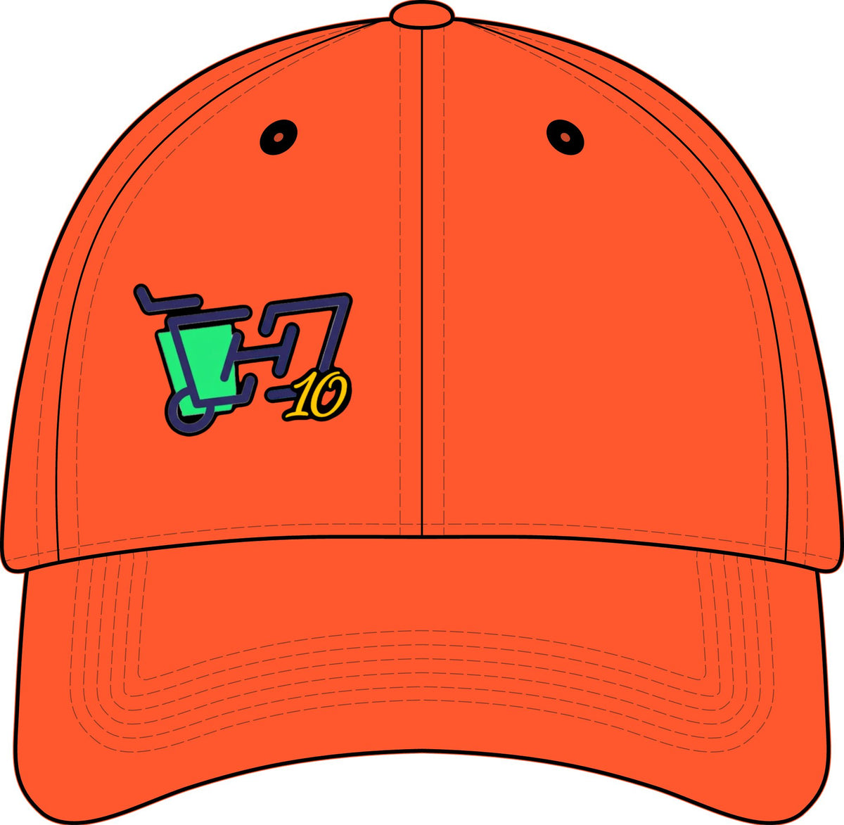 HOC 10YR - Enhanced Visibility Cap with Camo Brim