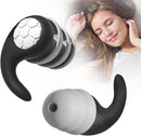 Ear Plugs for Sleeping Noise Cancelling, Soft Silicone Reusable Earplugs for Noise Reduction Earplug Sound Blocking for Sleep Snoring Study Concerts, M-normal, Gray-black