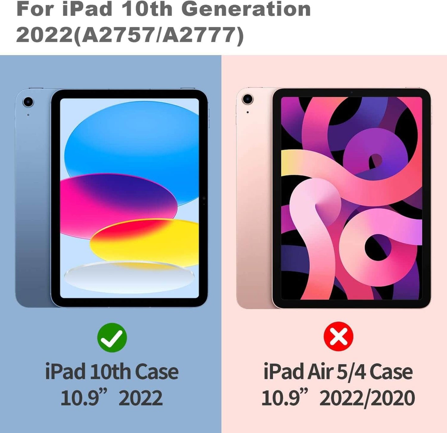 Case for iPad 10th Generation 10.9 inch