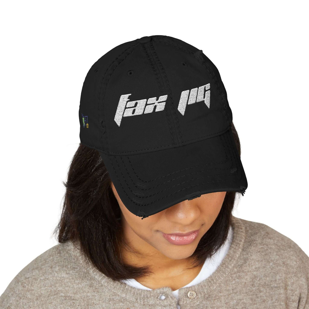 HOC 'FAXJIG' (Flipped) - Distressed Dad Hat (Embroidery)