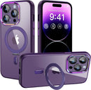 Funda para iPhone 14 Pro Max con soporte magnético [Compatible con MagSafe] 