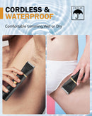 Manscape Trimmer for Men-3 in 1 Electric Groin Groomer,IPX7 Waterproof,Body Hair Trimmer for Ball/Pubic/Chest/Beard/Nose Hair Trimmer,USB-C Charging, Gifts for Him Dad