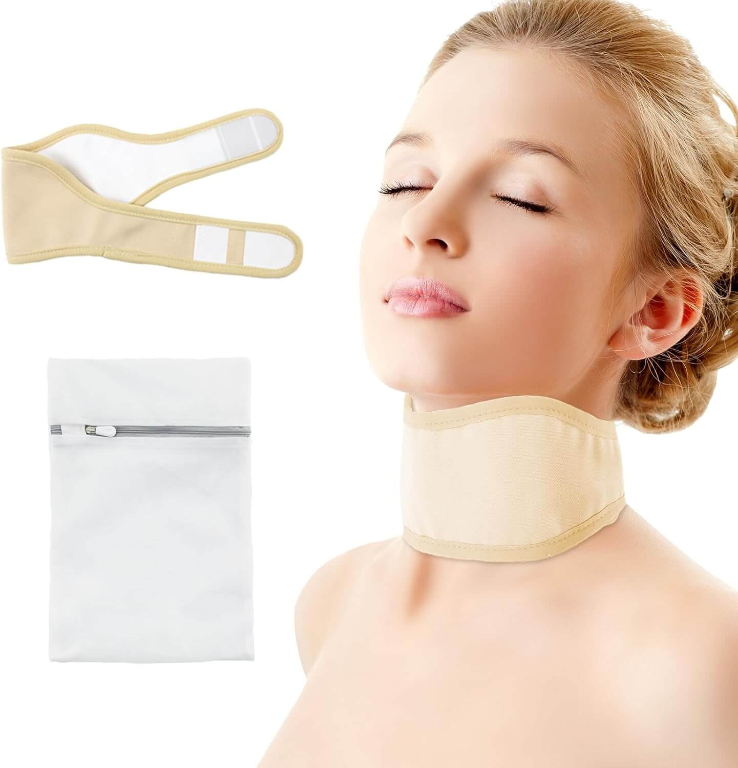 Envoltura para el cuello con aceite de ricino 