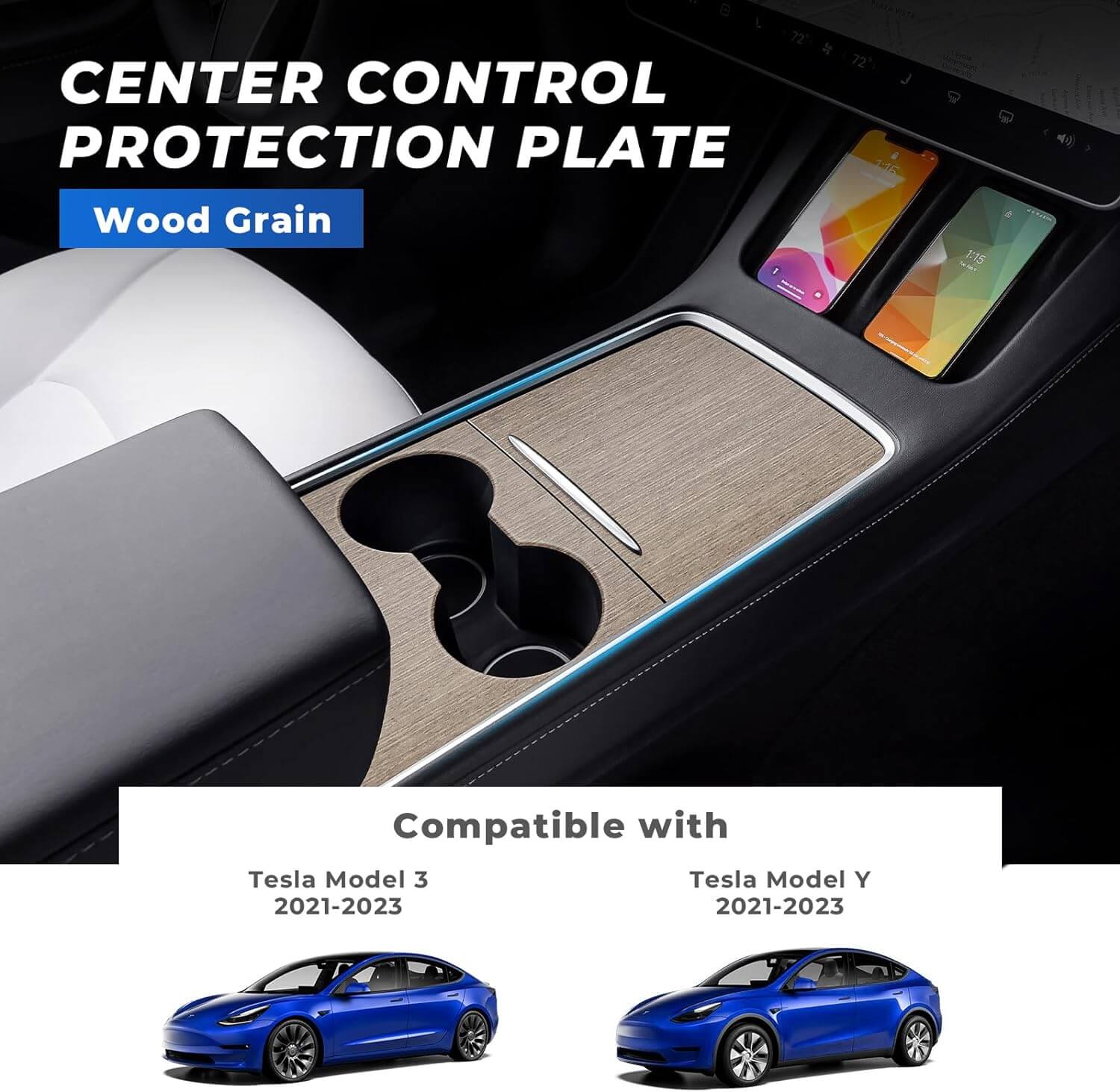 Cubierta de consola central Tesla Model 3/Y 