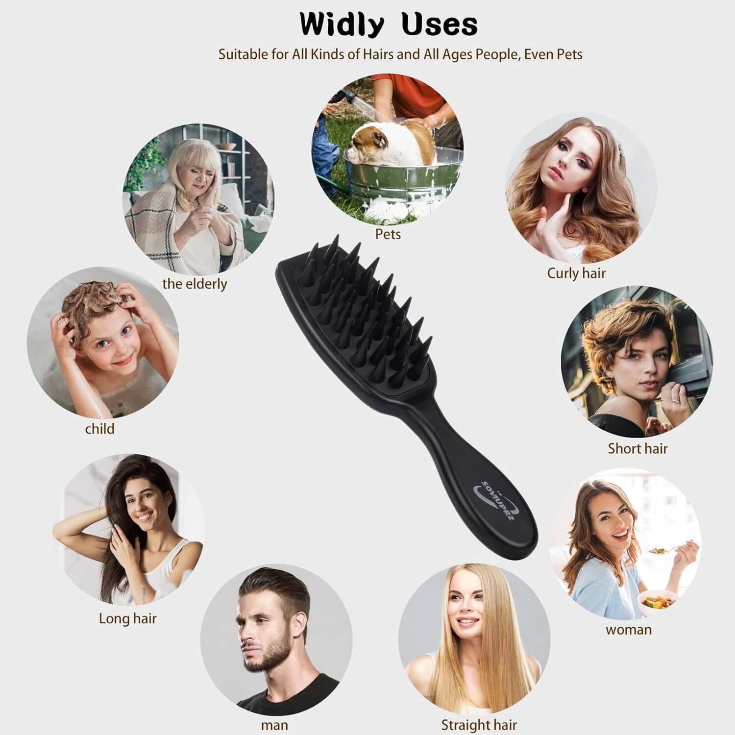 Scalp Massager Shampoo Brush