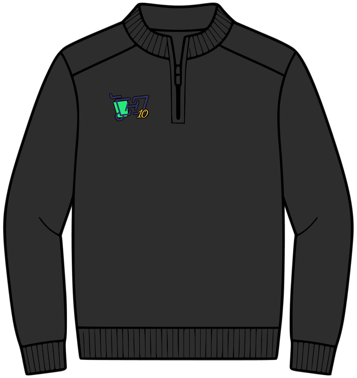HOC 10YR - 1/4-Zip Sweater