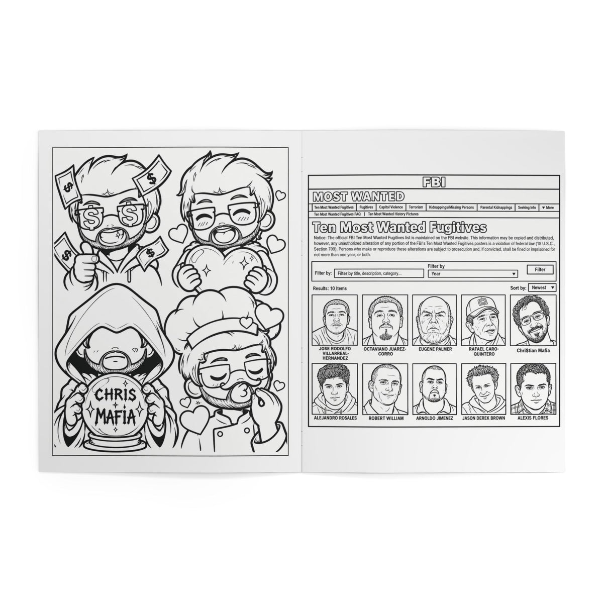 HOC 10YR ANNIVERSARY Coloring Book [VOL 2]