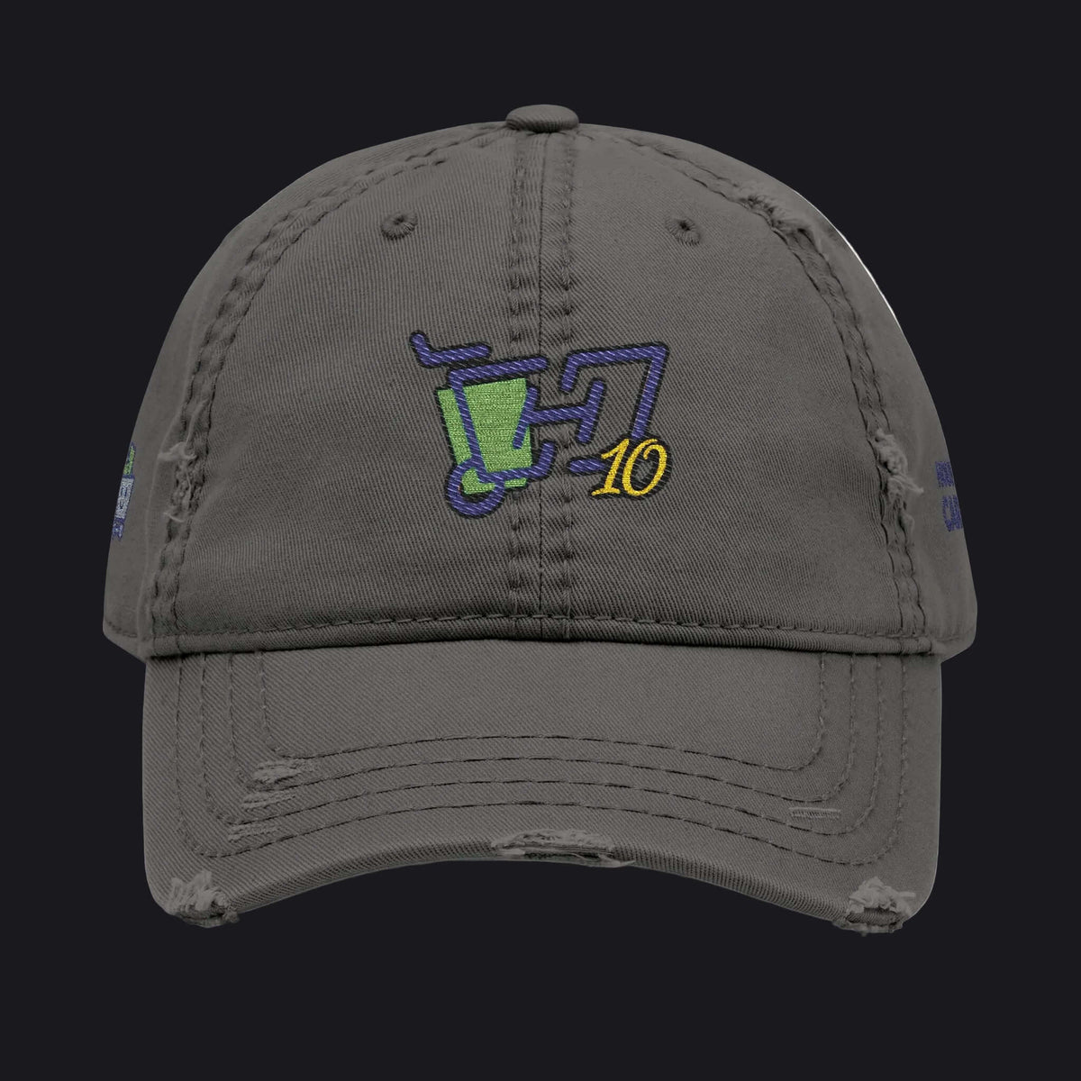 HOC 10YR - Distressed Dad Hat (Embroidery)
