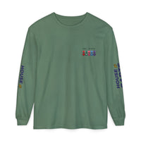 HOC 10YR 'HOC SLOTS VET' - Unisex Garment-dyed Long Sleeve T-Shirt