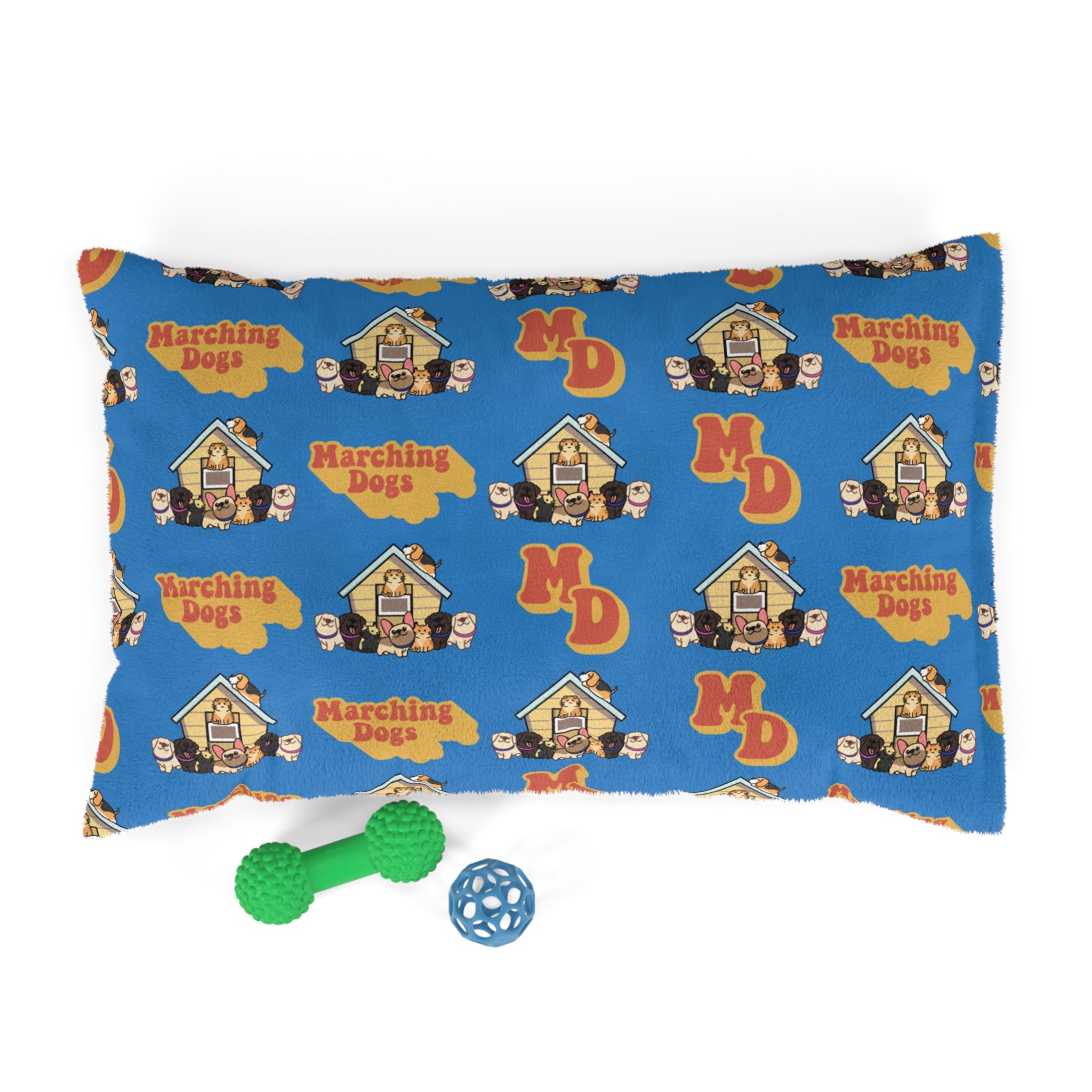 Marching Dogs Pet Bed