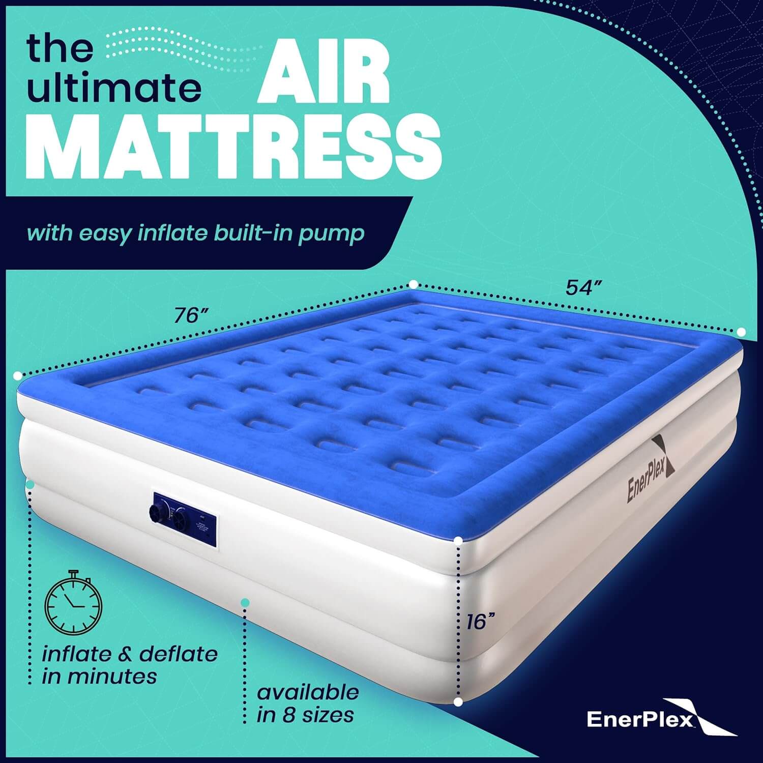 Double Height Inflatable Mattress