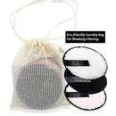 Almohadillas desmaquillantes reutilizables de microfibra extra grandes 
