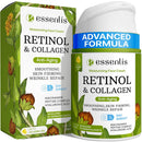 Retinol Cream for Face - Anti Aging Face Moisturizer with Collagen & Hyaluronic Acid - Day & Night Face Cream for Women and Men
