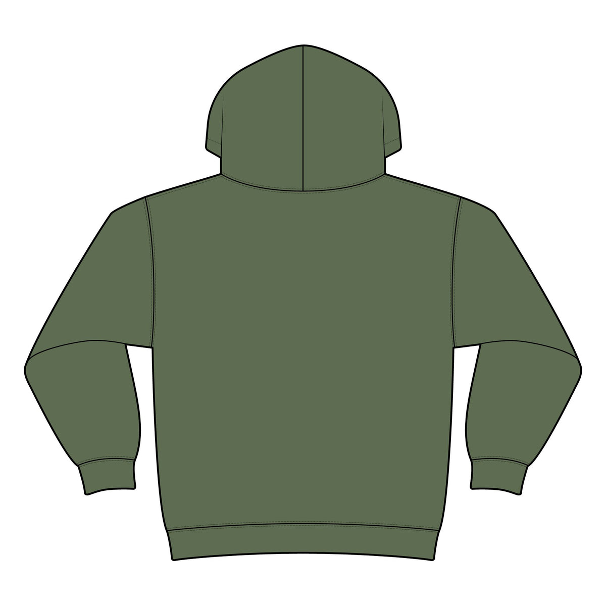 HOC 10YR - Stencil Camo Hood