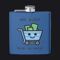 HOC BUDDY - Stainless Steel Flask, 6oz