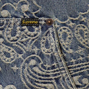 Bandana Jacquard Denim Hooded Work Jacket