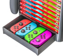 Game Storage Tower Compatible With Nintendo Switch, Nintendo Switch Stand Holder, Game Disk Rack, Controller Organizer, Switch Holder Stand for Gamers (Black)