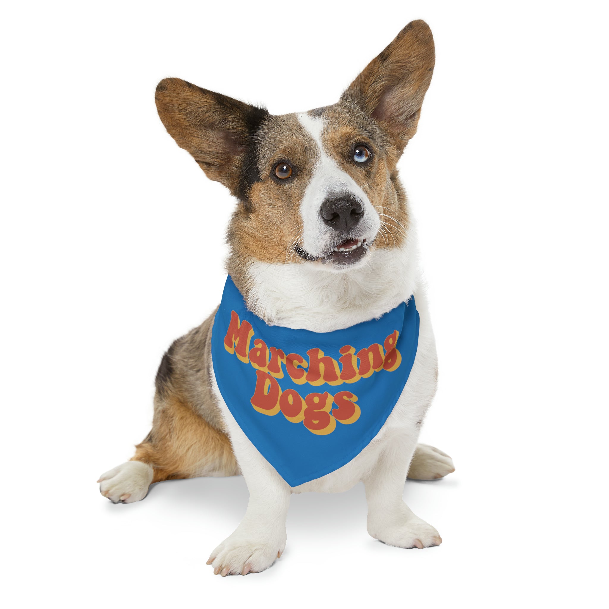 Collar de bandana para mascotas Marching Dogs