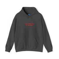 'From Underdogs to Top Dogs' Embroidered Hooded Sweatshirt