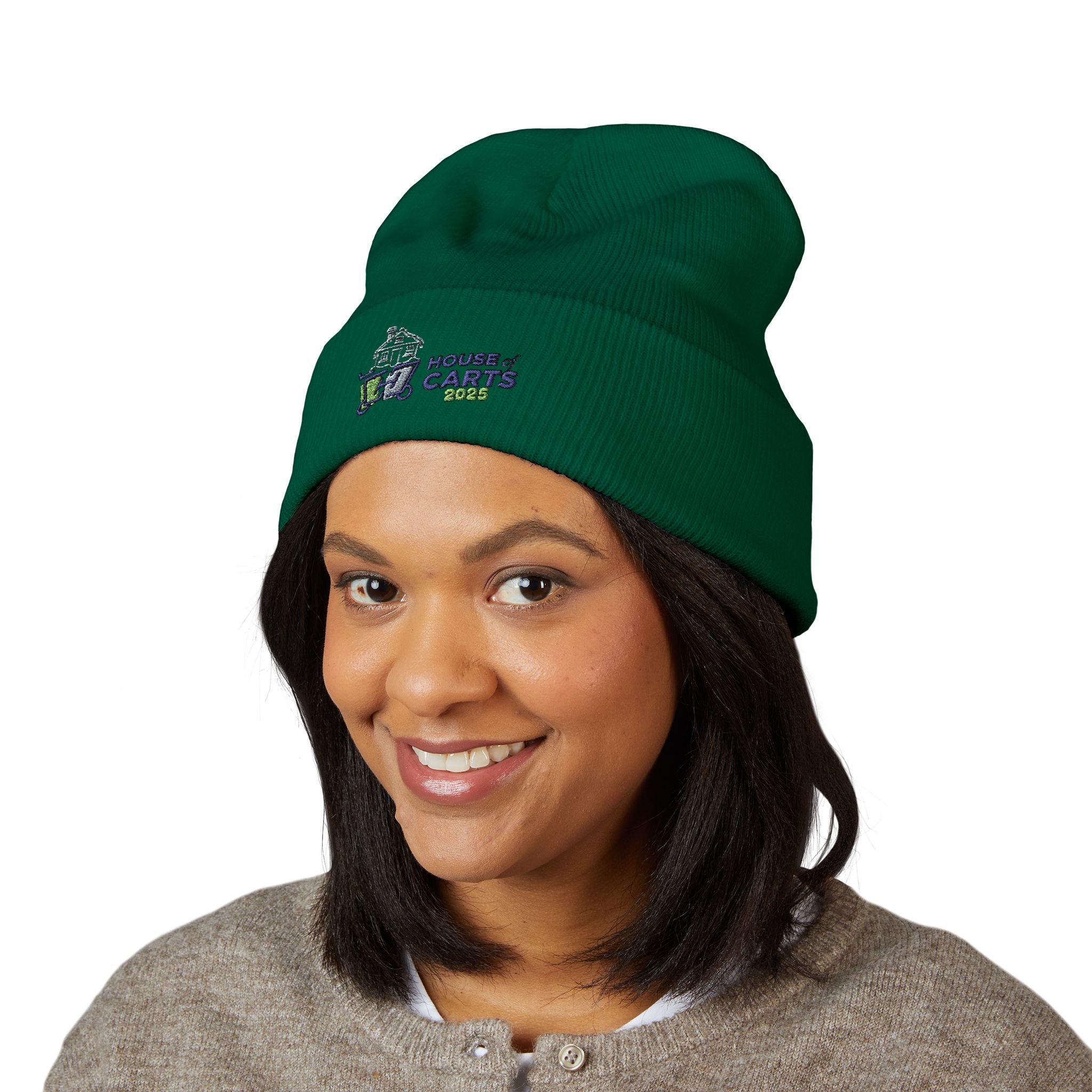 HOC 2.0 'Holiday 2025' Embroidered Cuffed Beanie