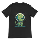 Camiseta con bolsillo 'Perro alienígena'