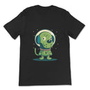 Camiseta con bolsillo 'Perro alienígena'