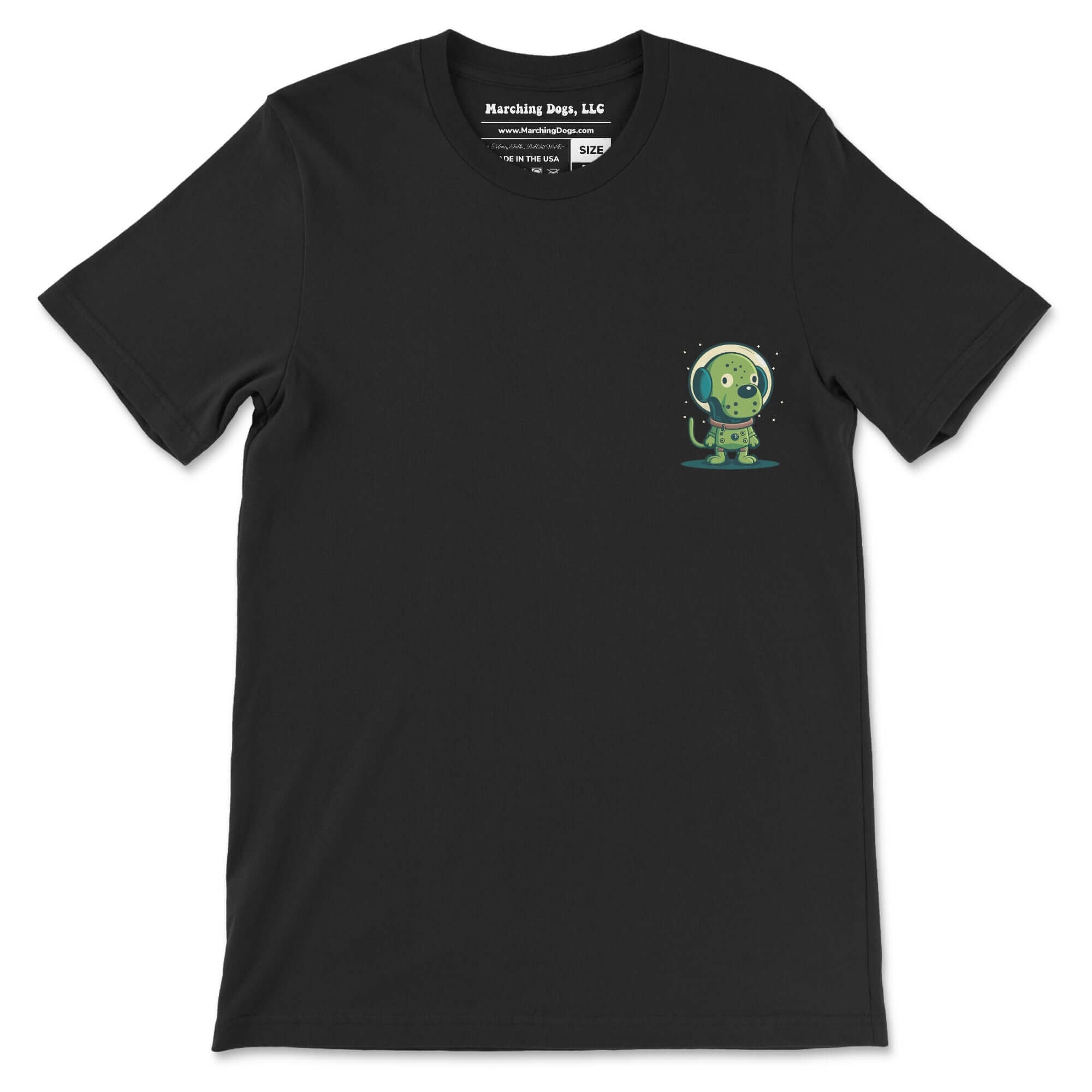 Camiseta con bolsillo 'Perro alienígena'