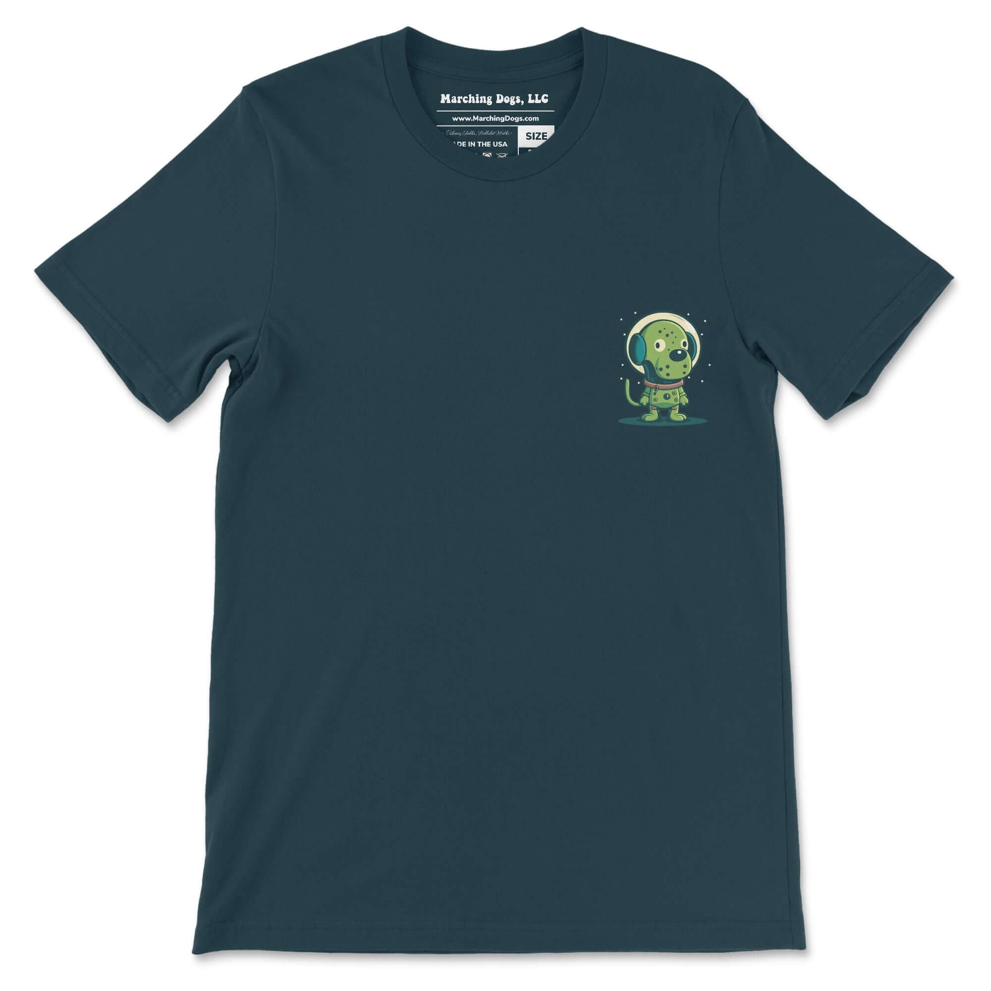 Camiseta con bolsillo 'Perro alienígena'