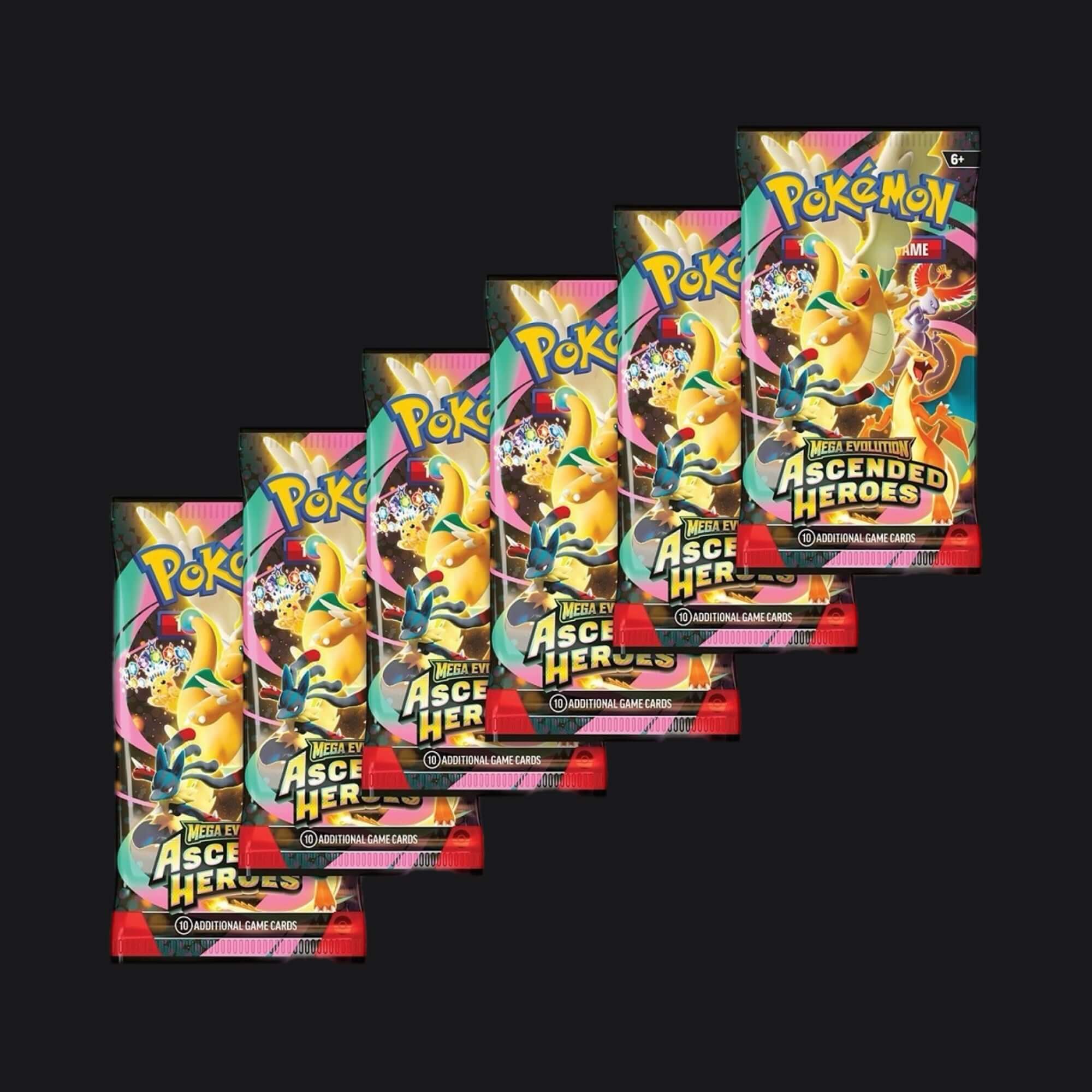 Pokmon Mega Evolution-Ascended Heroes Booster Bundle (6 Packs) Pokmon Mega Evolution-Ascended Heroes Booster Bundle (6 Packs)