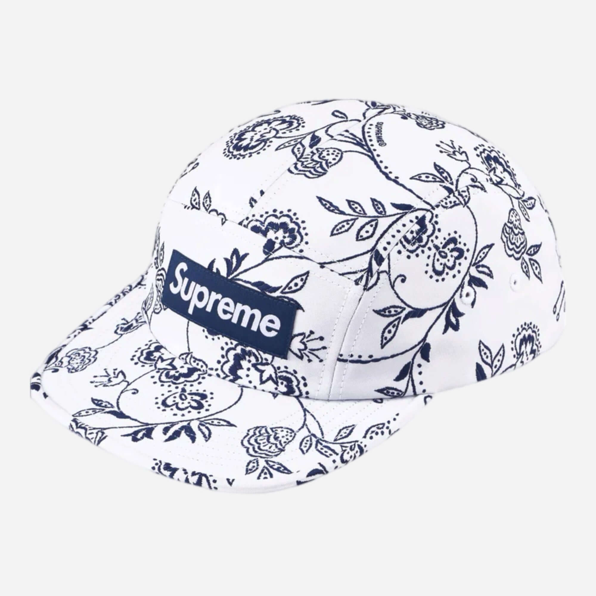 Supreme Floral Jacquard Camp Cap