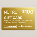 NÜTRL Ticket Concert Cash Codes for LiveNation or TicketMaster