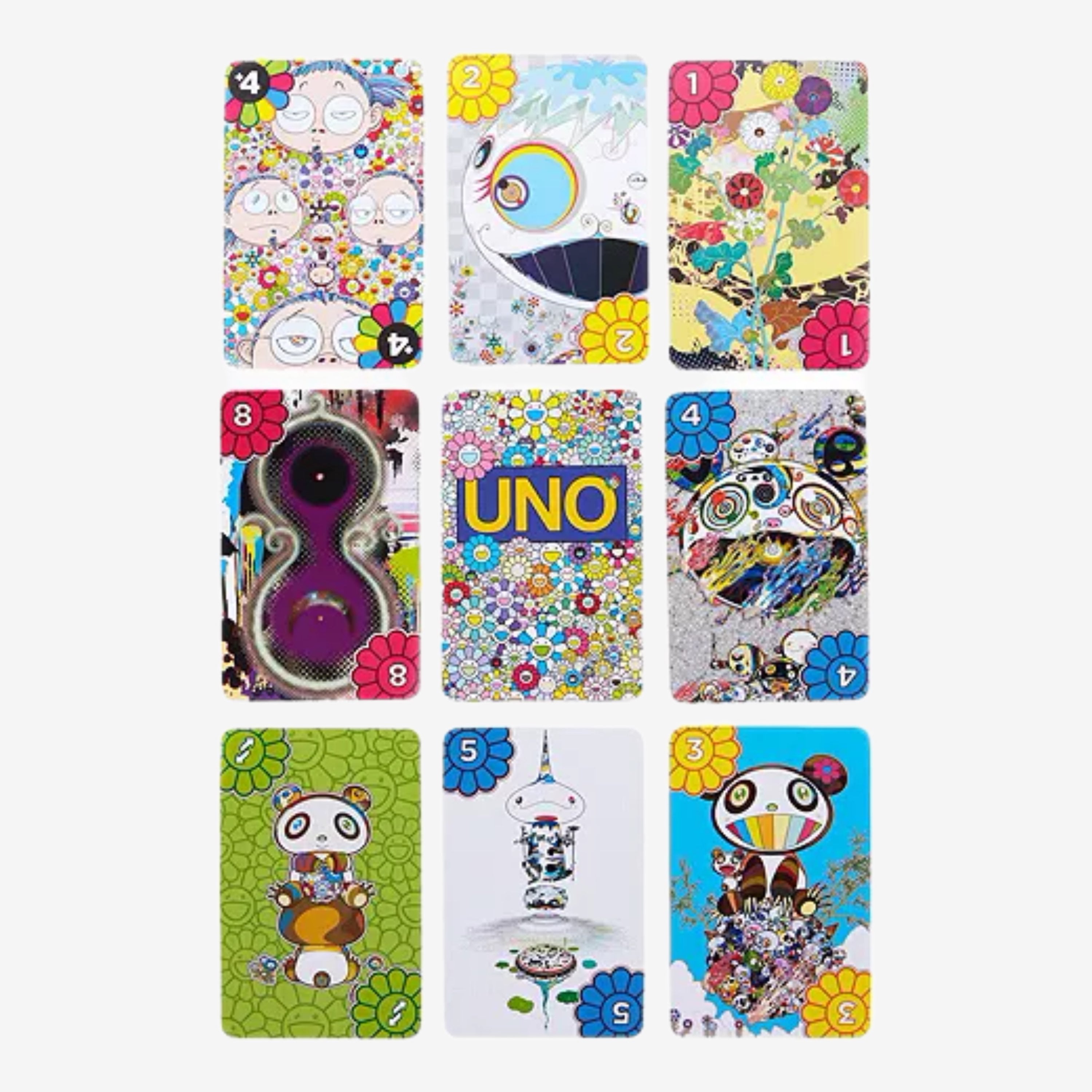 Juego de cartas coleccionables UNO 'Artiste Series' - Takashi Murakami