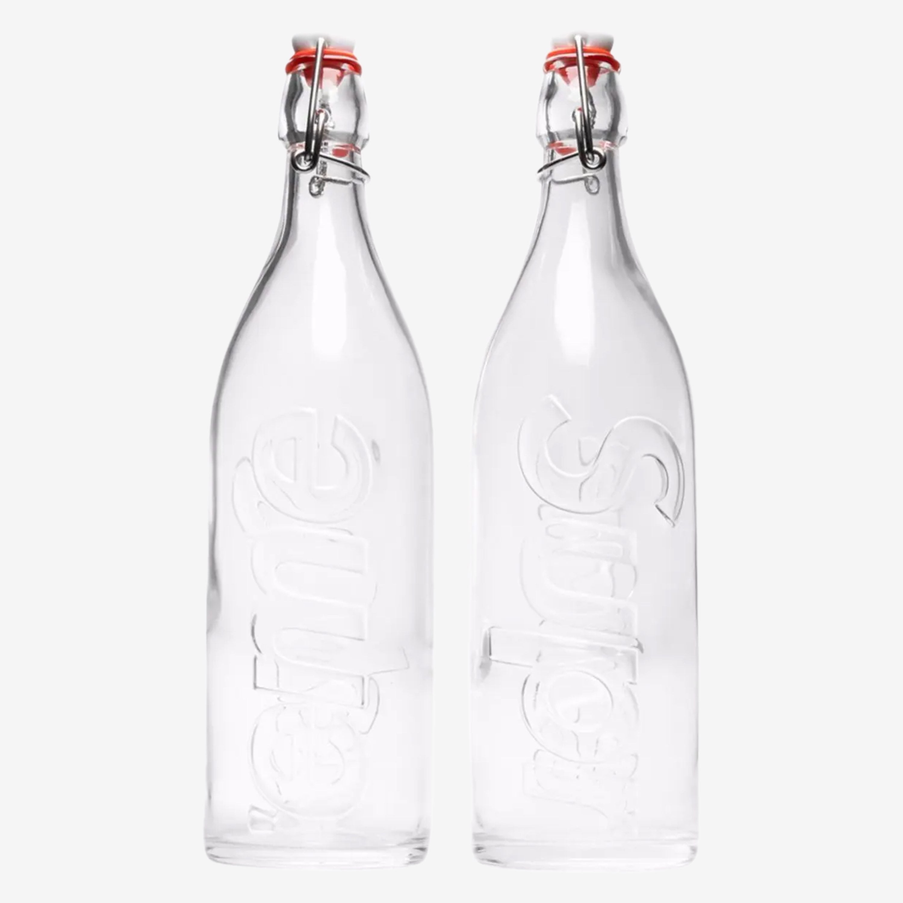 Botella Supreme Swing Top de 1,0 L (juego de 2) transparente