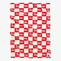 Supreme x Faribault Woolen Mill Checkerboard Wool Throw