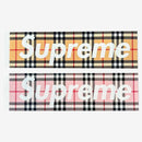 Logotipo de la caja Supreme x Burberry Pegatina
