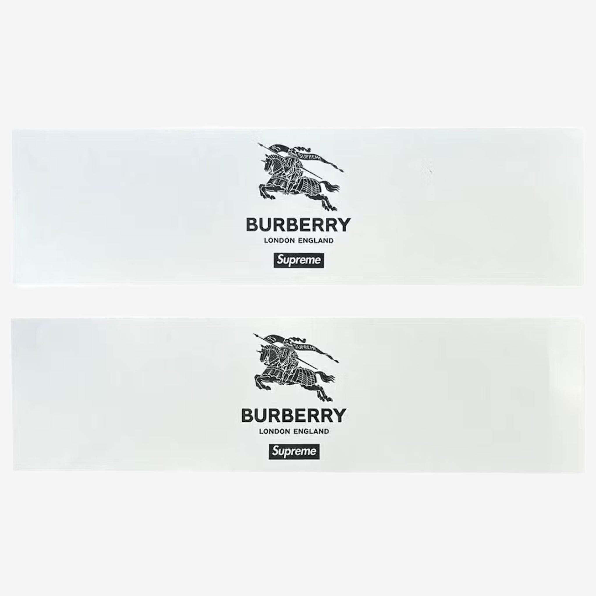 Supreme x Burberry Box Logo Sticker