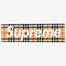Logotipo de la caja Supreme x Burberry Pegatina