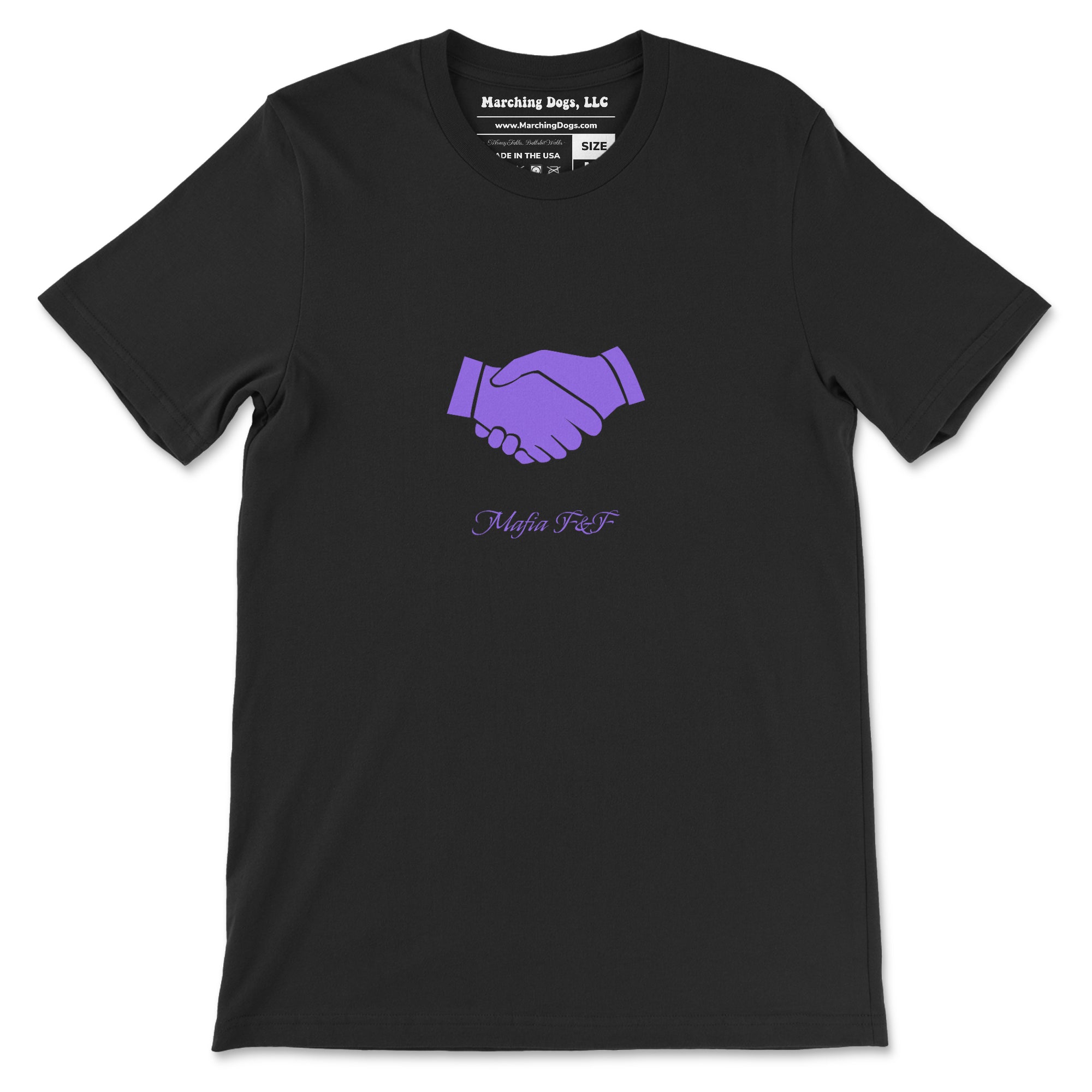 Camiseta con logo en el pecho 'Handshake' de Mafia F&amp;F