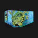 Inner lid of the Delta Reign Elite Trainer Box, printed with Mega Rayquaza artwork.