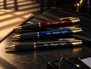 HOC 10YR 'Sleeper Agents' - Brass Ballpoint Pen with Gripper (Engraving)