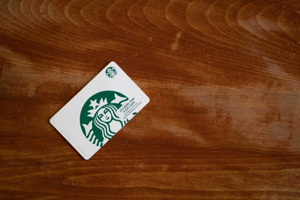 Tarjeta de regalo de Starbucks